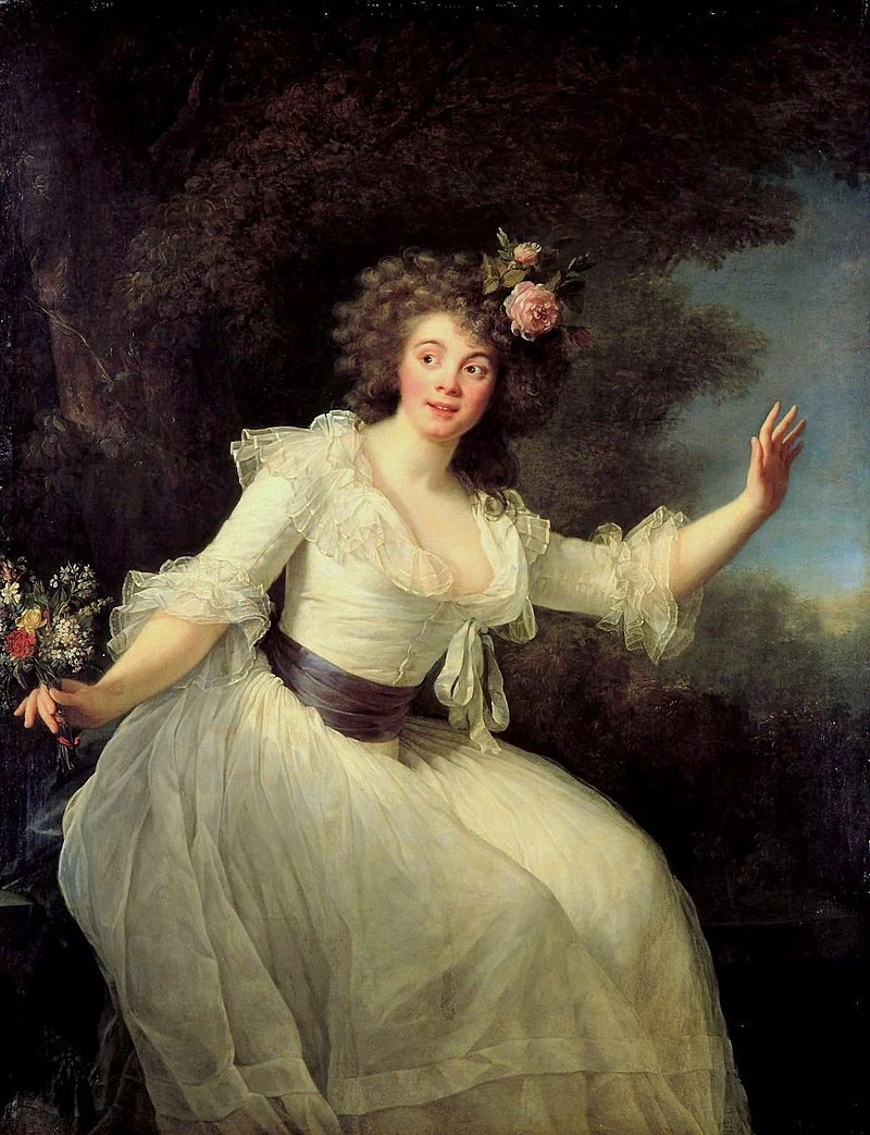 Ritratto di donna con fiori-Metropolitan Museuom of Art